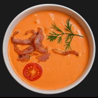 Суп томатный с беконом