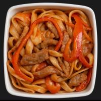 Удон со свининой в кисло-сладком соусе WOK