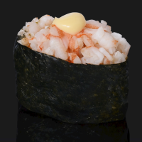 Гункан с тигровой креветкой