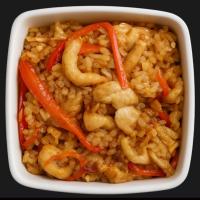 Рис с курицей в устричном соусе WOK