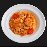 Сливочная паста с креветкой