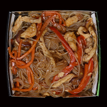 Фунчоза с курицей Тонкацу WOK