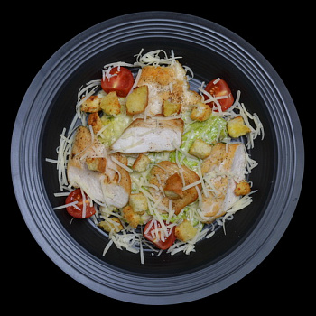 Салат Цезарь с курицей