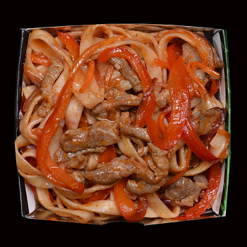 Удон со свининой в кисло-сладком соусе WOK