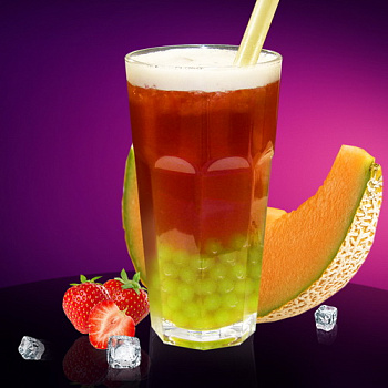 Фруктовый Bubble Tea Клубника&Дыня Фруктовый Bubble Tea Клубника&Дыня