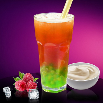 Фруктовый Bubble Tea Малина&Йогурт Фруктовый Bubble Tea Малина&Йогурт