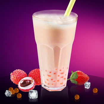 Bubble милкшейк Клубника&Личи